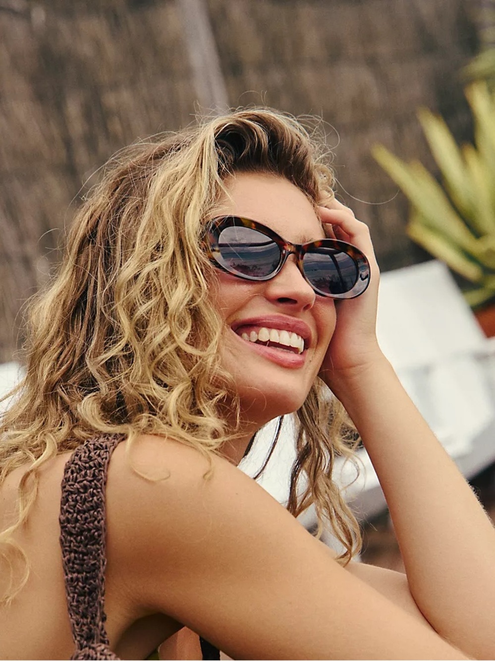 NWOT Free People Sola Round Sunglasses